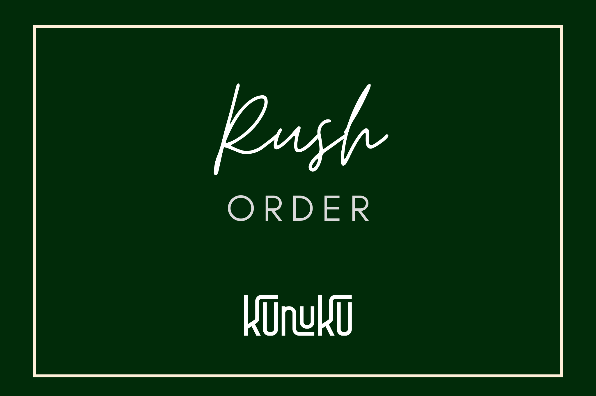 Rush Order Add-On