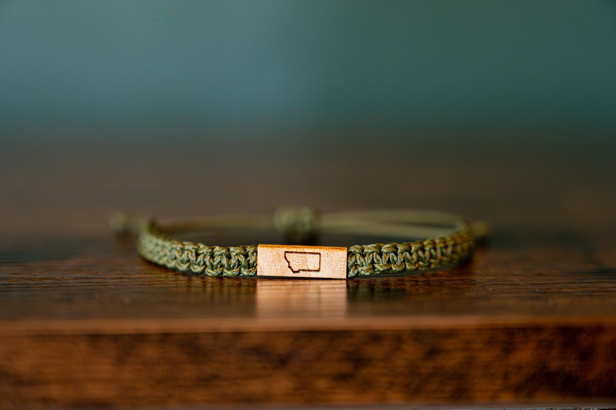 Montana Wood & Macramé Bracelet
